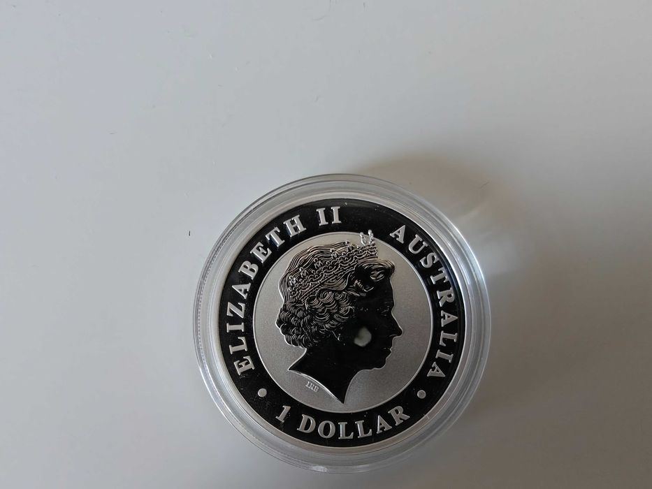 Сребърна монета, 1 oz Австралийска кукабура 2013, 99.99% сребро