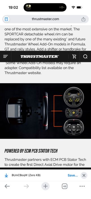 Volan Thurstmaster T598 ultima generație