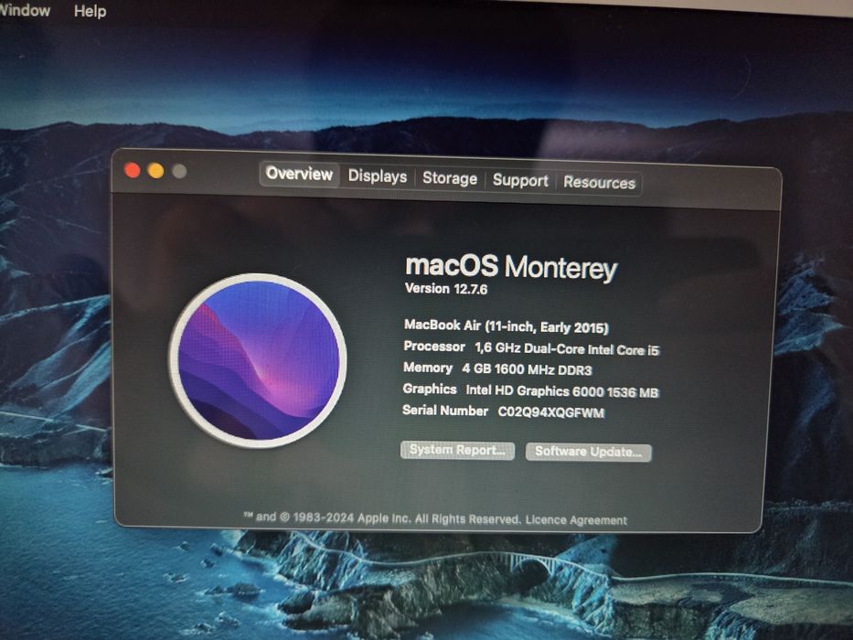 Macbook Air 11 inches 2015 i5 4gb Ram 128gb Ssd Teius • OLX.ro