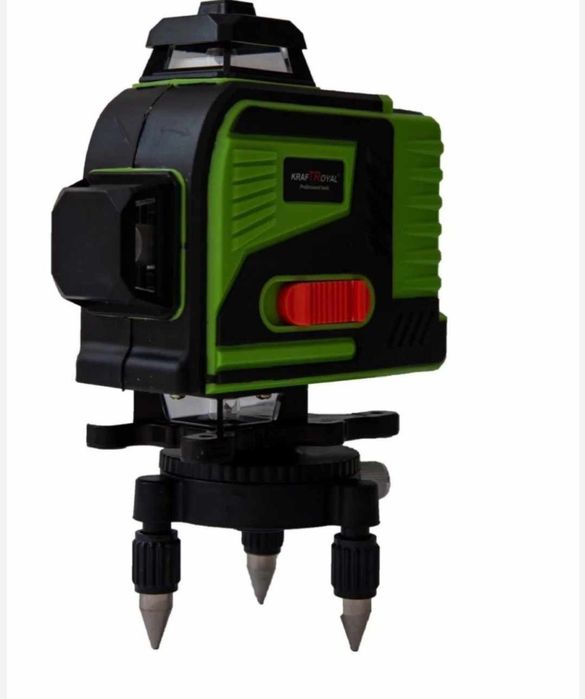 4D Лазерен Нивелир с 16 Линии (Четири Точков), Самонивелиращ се, със З