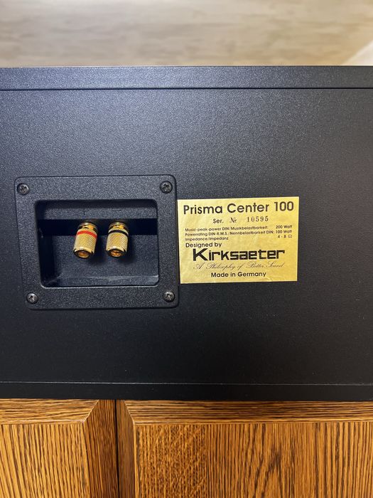 Тонколони Kirksaeter център и фронтални ОТЛИЧНИ!