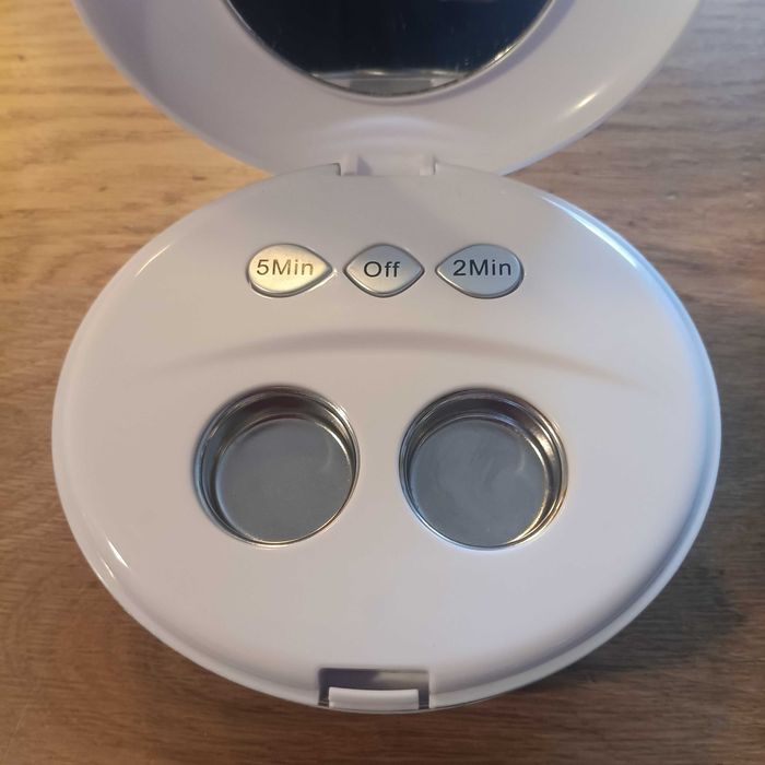 НОВА! Ултразвукова почистваща ваничка за контактни лещи – USB, компакт