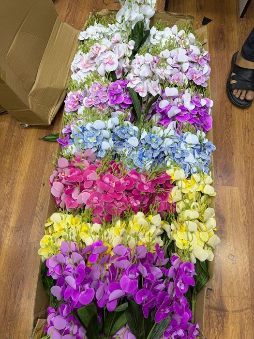 Мир искусственных цветов суний гуллар ва дарахтлар олами