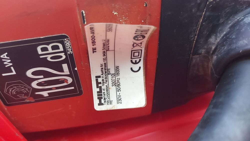 Picamer HILTI TE1500AVR Demolator