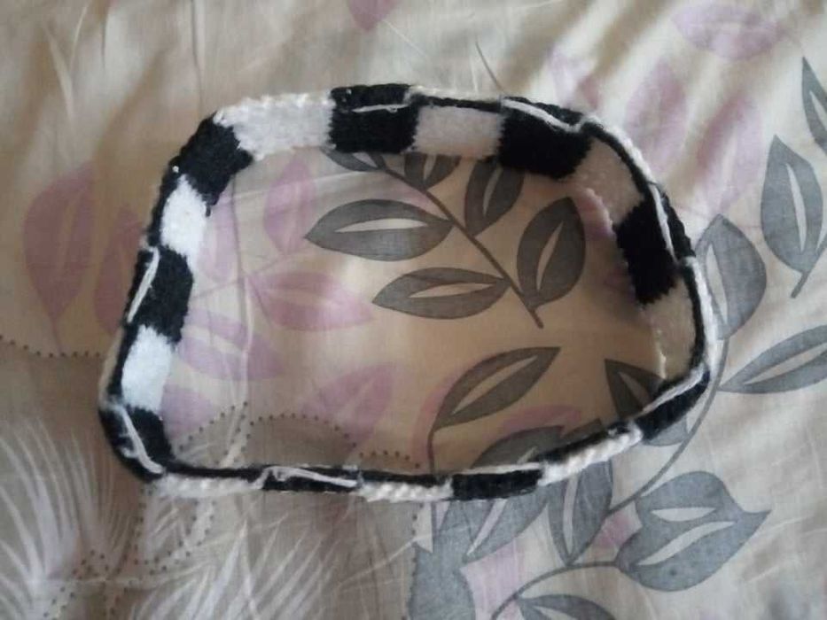 Плетена шапка с емблема на ЮВЕНТУС,чорапи,плетена лента за чело