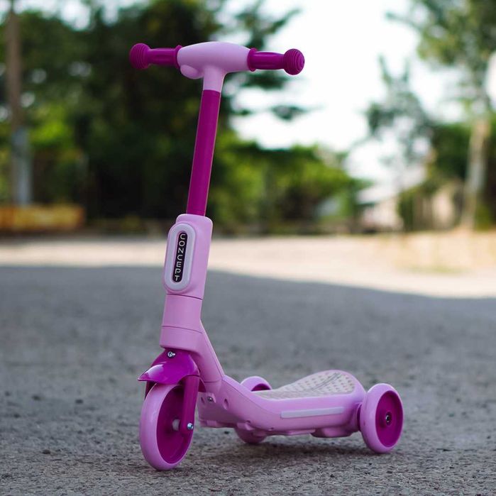 Trotineta electrica Kinderauto Aquamist cu aburi, lumini 30W 6V Pink