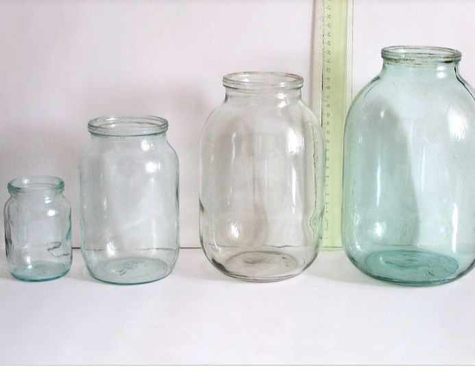 Банки 2,3 литровые 80 тг