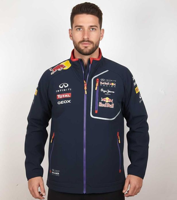 Red Bull x Pepe Jeans - Оригинално мъжко софтшел яке размер 2XL