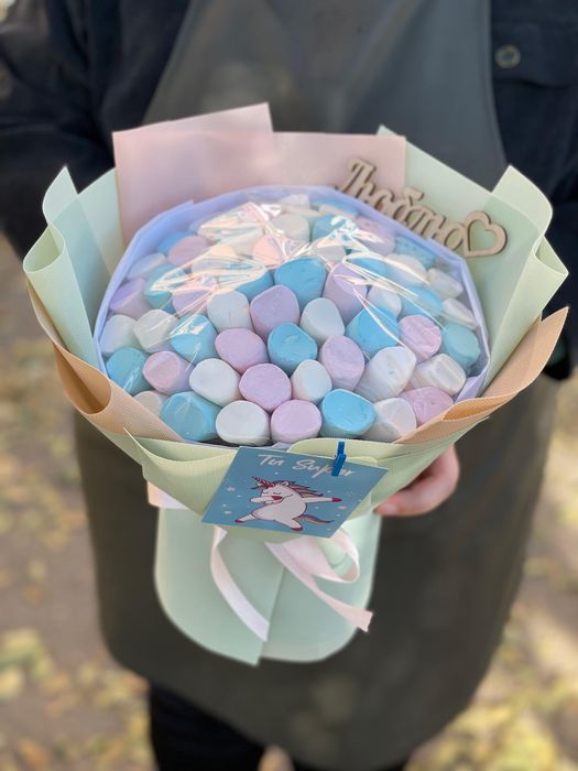 Букет из маршмеллоу