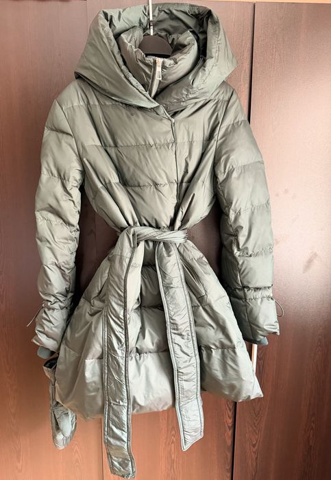 Зимно яке с естествен пух ZARA