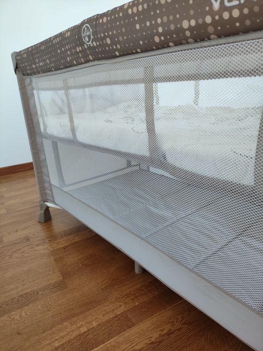 Преносимо бебешко легло 120х60 см с матрак и калъф