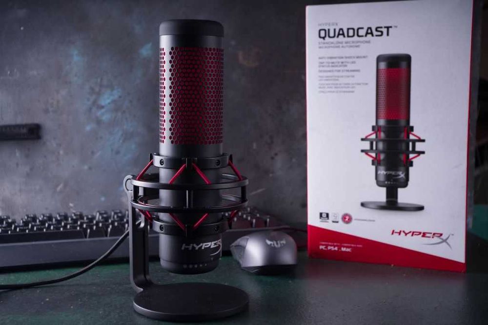 HyperX Quadcast - конденсаторный USB-микрофон рассрочка - кредит