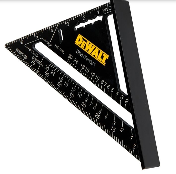 Измервателен триъгълник DeWALT 177x177x250 мм, DWHT46031