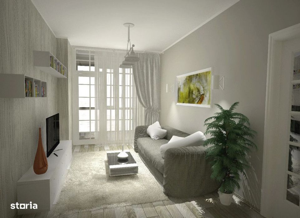 Apartament 2 camere Capat Cug, Lidl, 52 metri, etaj 1 Cod:129959