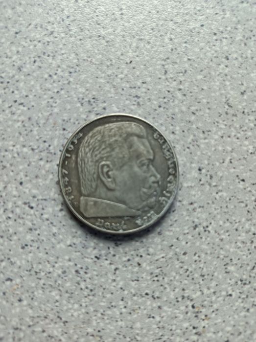 ...moneda 5 reichsmark 900'argint