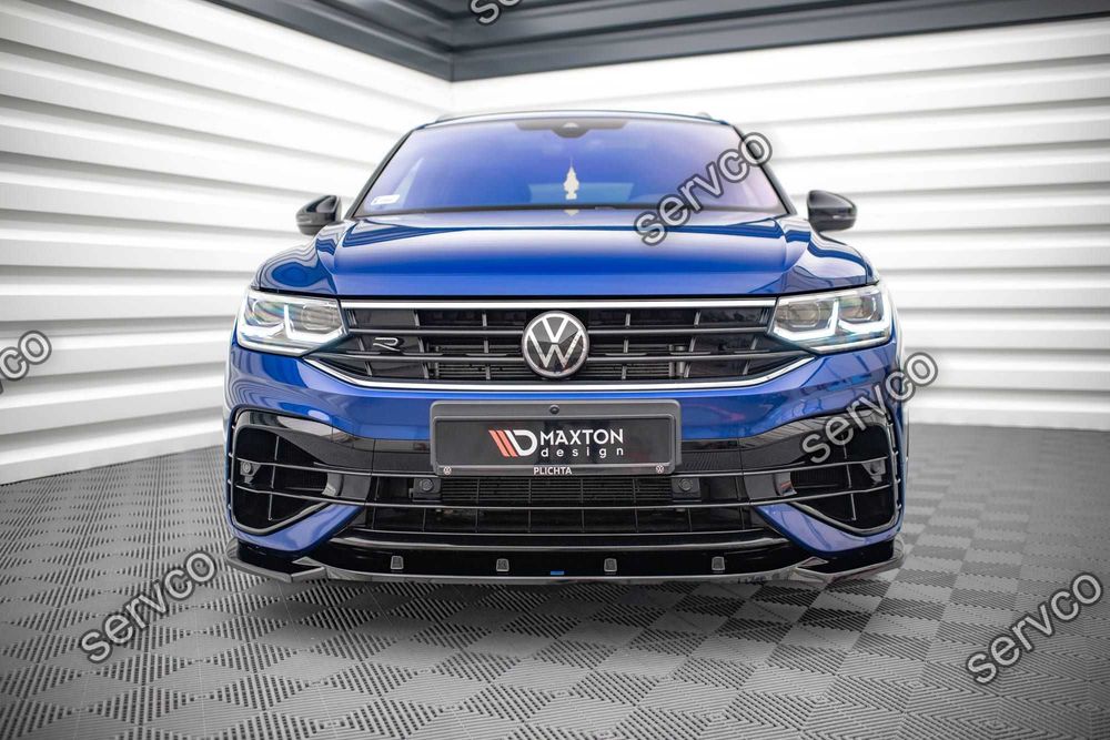 Prelungire splitter bara fata Volkswagen Tiguan R R-Line Mk2 Facelift 2020- v4 - Maxton Design