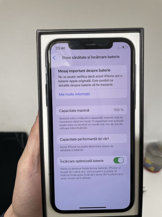 iPhone 11 Pro Midnight Green IMPECABIL - Baterie 100%