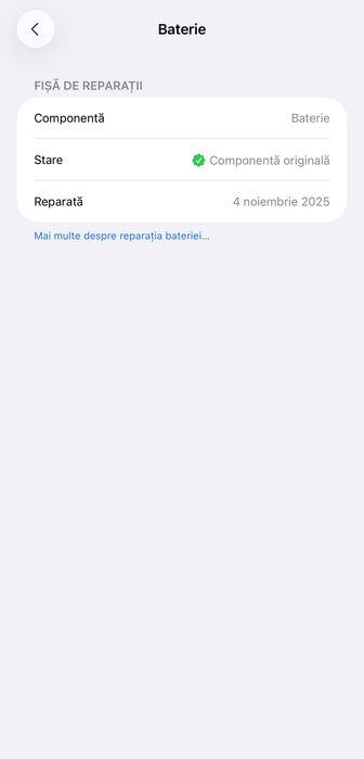 Baterie originala iPhone 16 Pro Max iPhone Doctor Romania