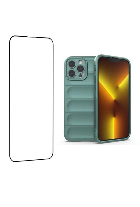 Husa Tpu Interior Fin+Folie Sticla 6D Privacy Iphone 16 PLUS PRO MAX