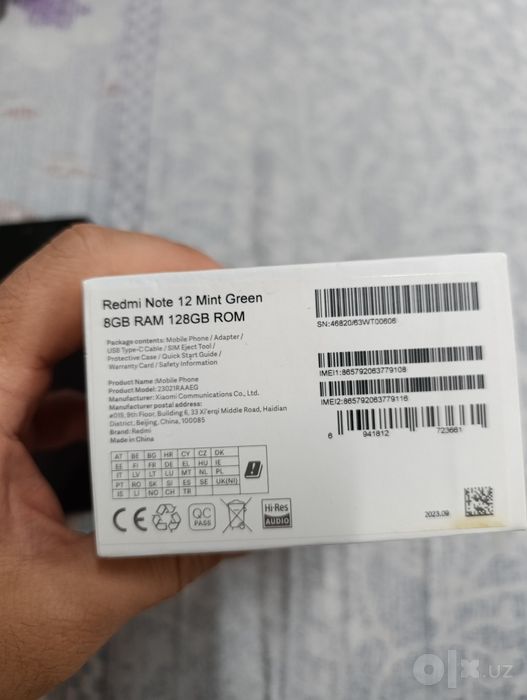 Redmi note 12 8/128 gb