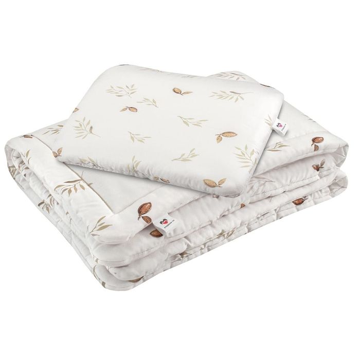 Lenjerie patut Pilota+Perna 100% Bambus cu umplutura