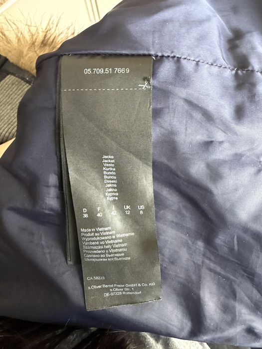 Зимно яке S.Oliver Winter Jacket  пух и пера UK 12