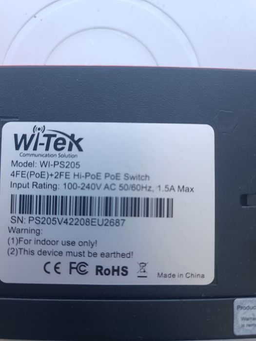 Nvr DS-7108NI-Q1 hdd 1tb + 2 камери + PoE Switch
