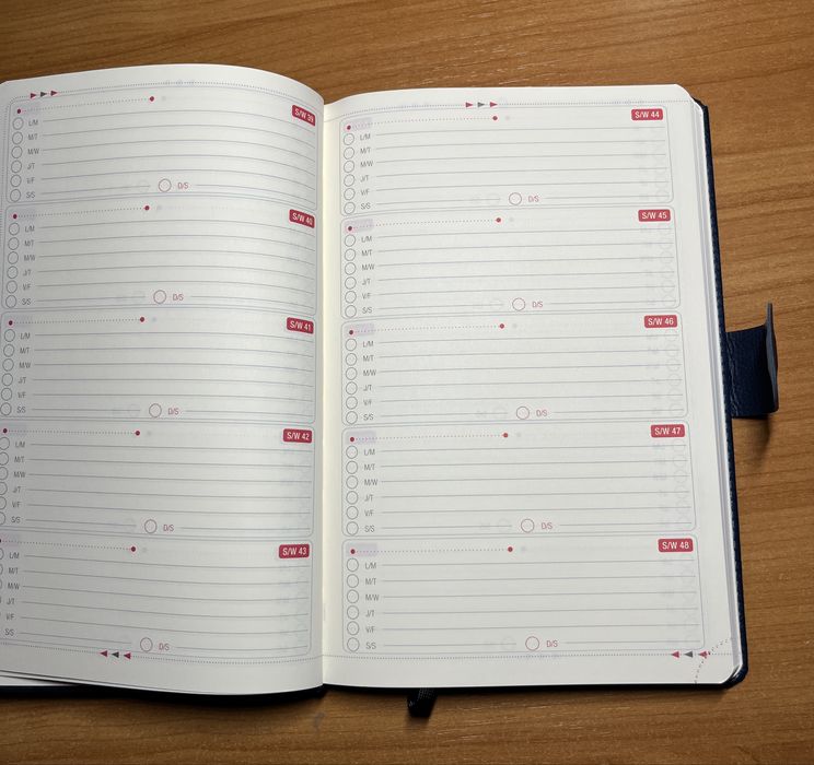 Agenda de birou noua, nefolosita