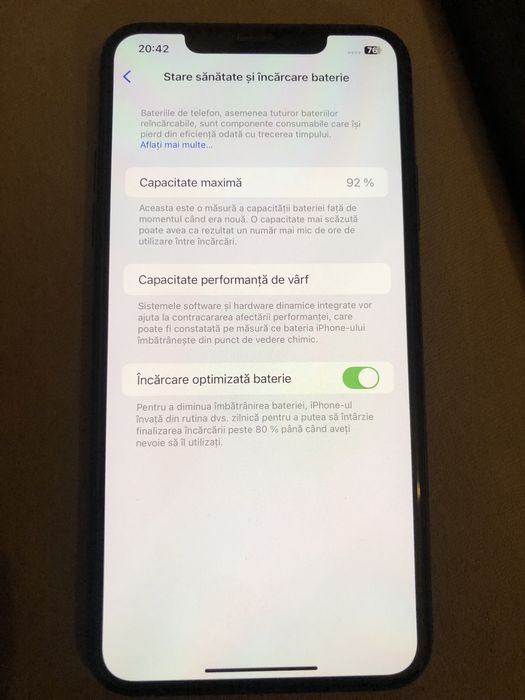 iPhone 11 Pro Max 256GB culoare green impecabil