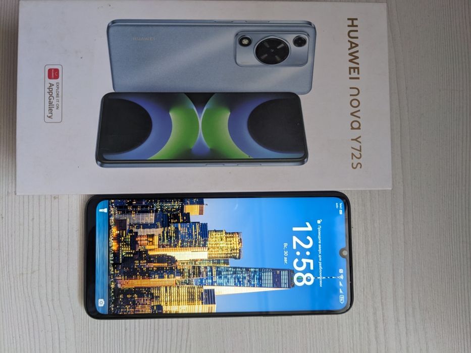 Huawei Nova Y72s 128gb ram 8+3gb