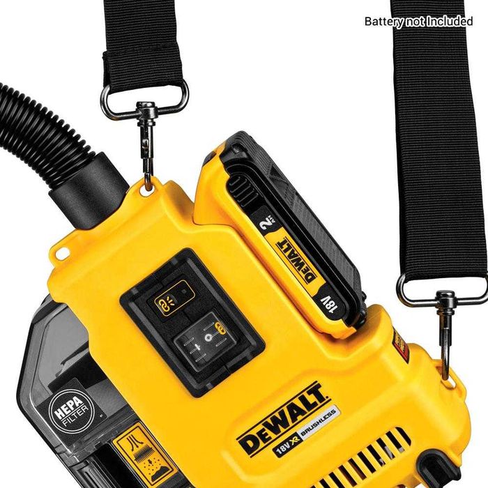 Акумулаторен прахоуловител Dewalt DWH161N, 18V SDS-Plus
