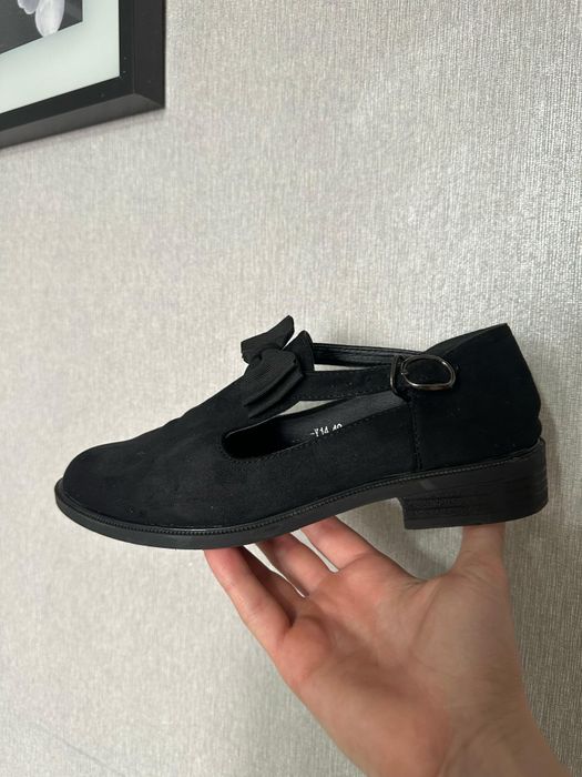 Замшевые туфли женские