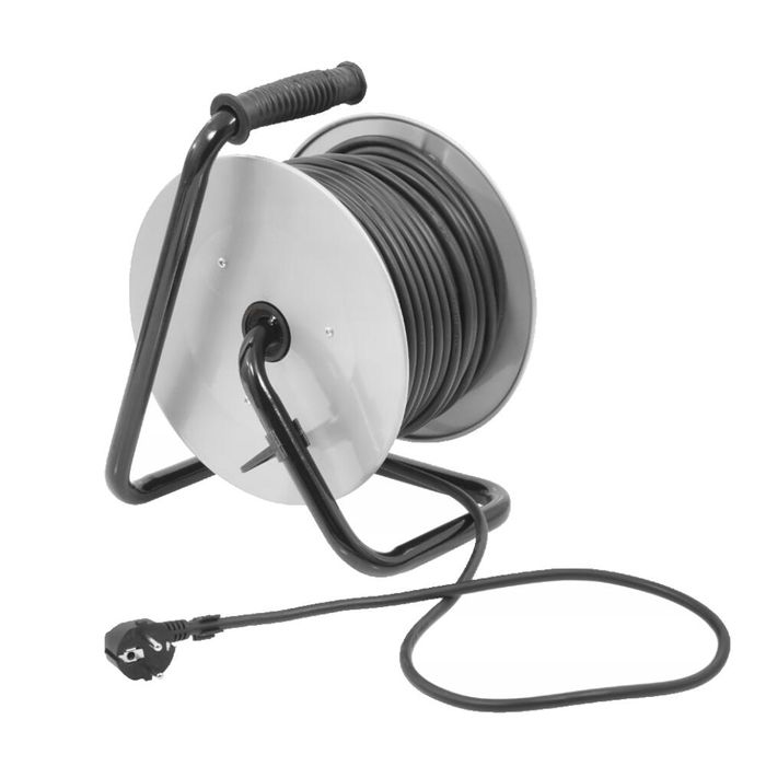Rola prelungitor cablu cu cadru metalic 40 metri 3 x 1,5 mm Verke