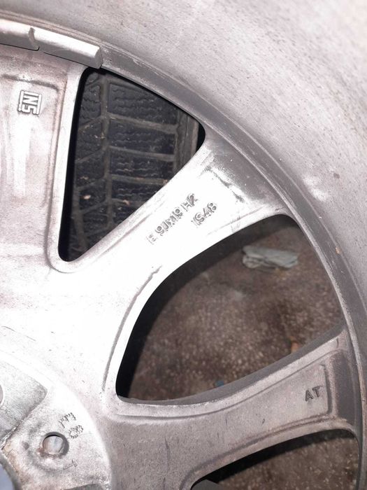 Jante BMW X5 E70 R19 originale + anvelope iarnă Continental 255/50/R19