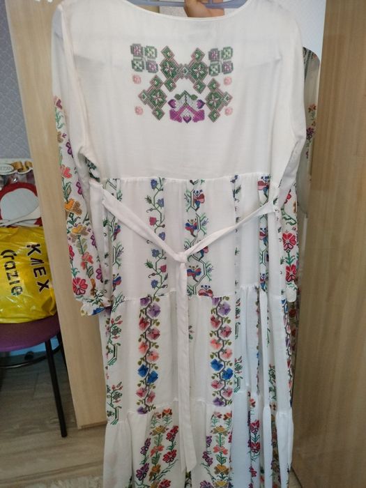 Платье летнее крестьянка