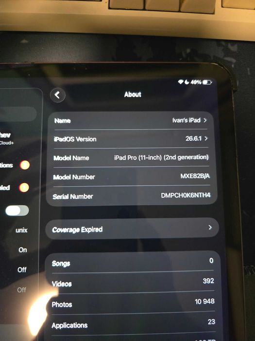 iPad Pro 11" 2020 2nd Generation 1TB
