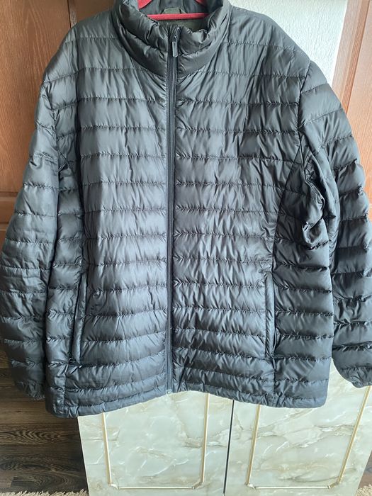 Мъжко яке голям размер: XXL /цвят черен /пълнеж гъши пух