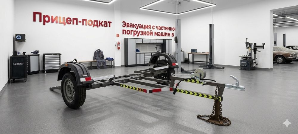 Прицеп подкат разборный на 2 части