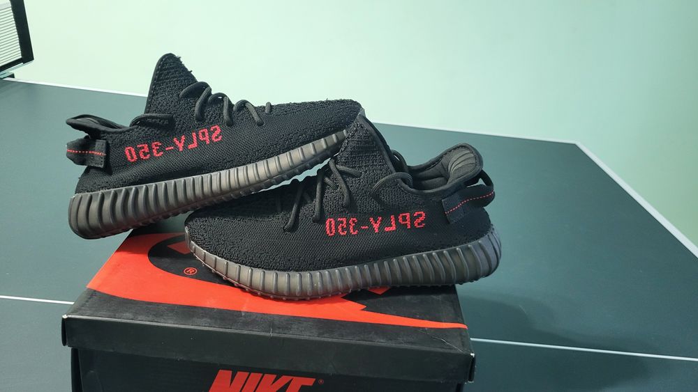 Yeezy 350 V2 Black Red