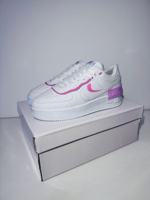 Nike AF1 alb&roz