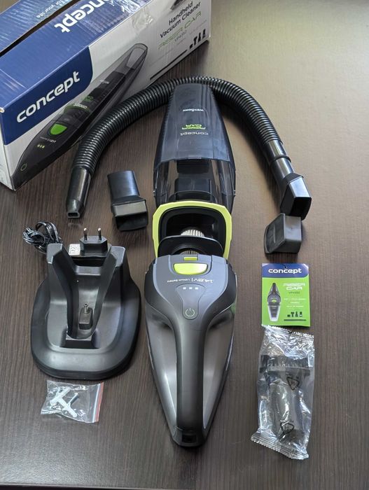 Aspirator de mână Concept VP4352, Wet & Dry, ca nou, 100W, set complet accesorii auto