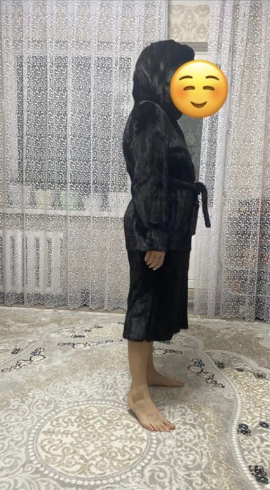 Шуба норковая черный бриллиант