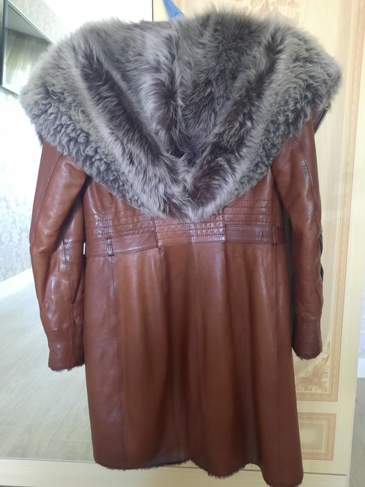 Дубленка кожаная размер xs
