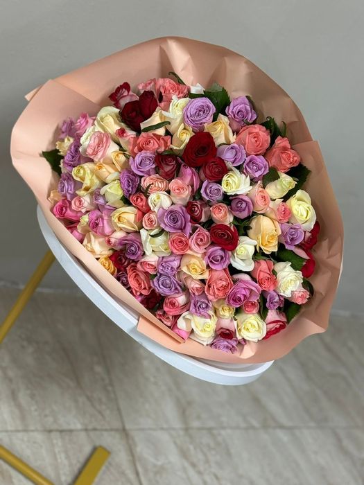 51 роза 22000тг!