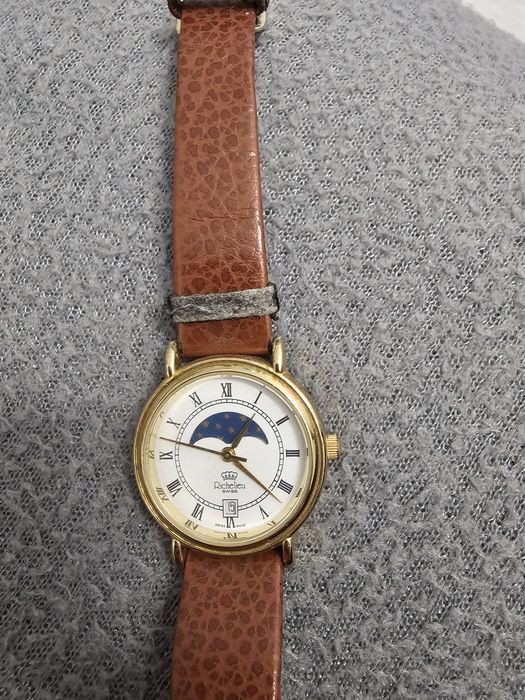 Ceas Watch Elevetian Swiss Richelieu Moon Phase Fazele lunii