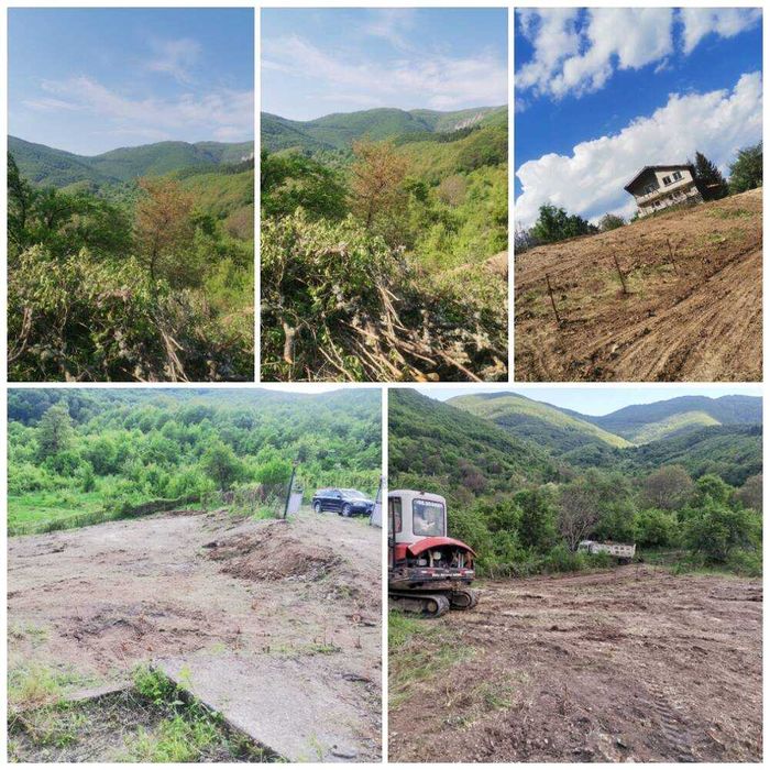 Почистване на дворове /дворни места/, извозване на храсти и отпадъци.