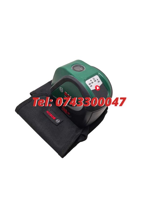 Laser Nivelare Marca Bosch Multiutilizare Level 2 Stare Buna , - Cu Baterii Pentru Masuratori Aliniere Si Trasare In Constructii