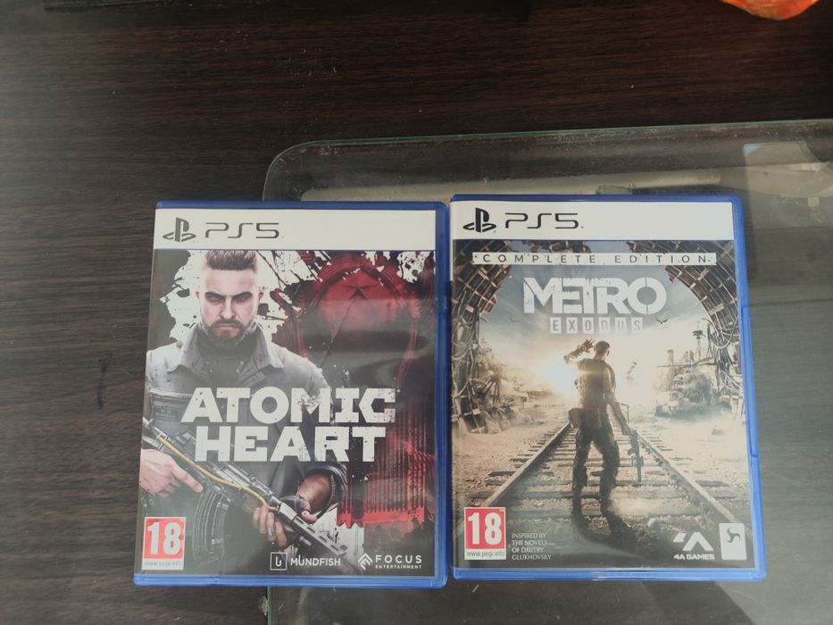 Диски PS5 Atomic Heart + Metro Exodus