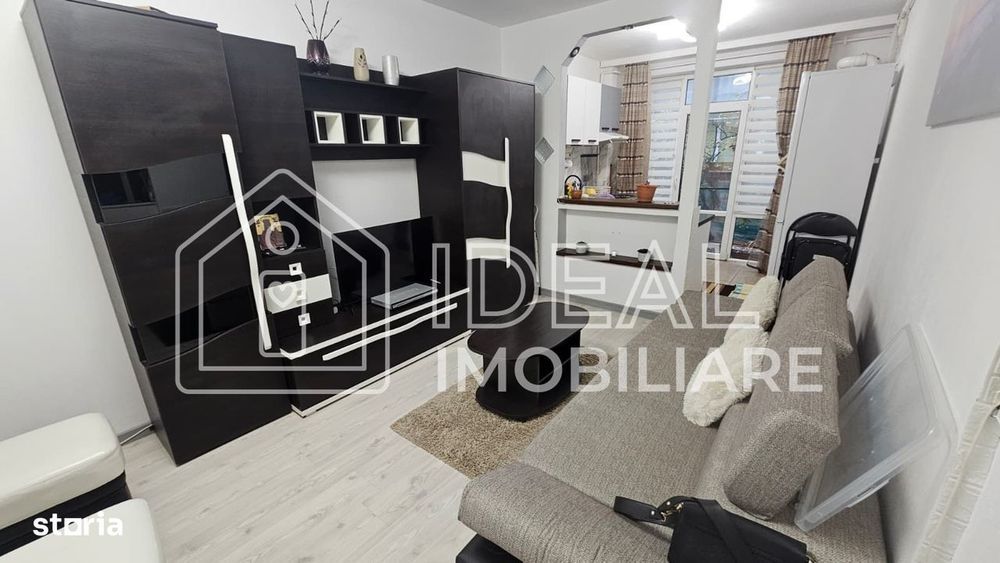 Garsoniera complet mobilata cu Gradina, Strada Virgil Ioan Ispas