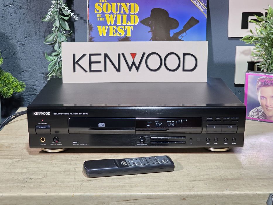 Cd player KENWOOD DP-5040, Telecomandă, made in Japan, hifi stereo
